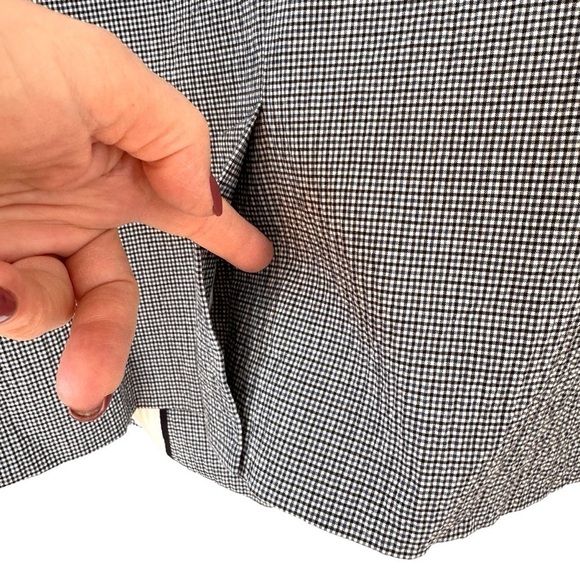 Banana Republic blazer, double breasted, in a stretch cotton blend, gingham - Picture 8 of 12